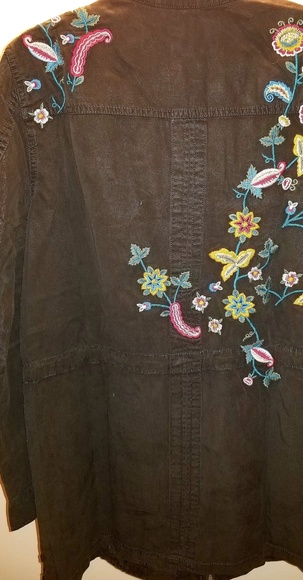 Maddie Embroidered Anorak Jacket - Picture 2 of 4